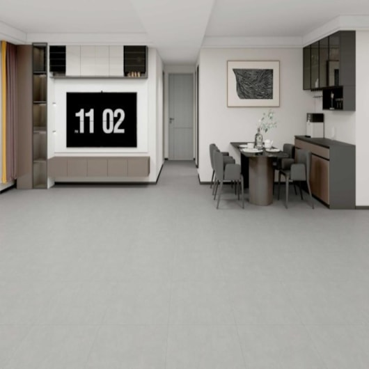 Piso Vinílico Biancogres Studio Cemento Silver 2,5mm Capa 0,30 94x94cm - Imagem principal - c0859ee2-a128-46ed-ac3d-e3ae6ea17c3a