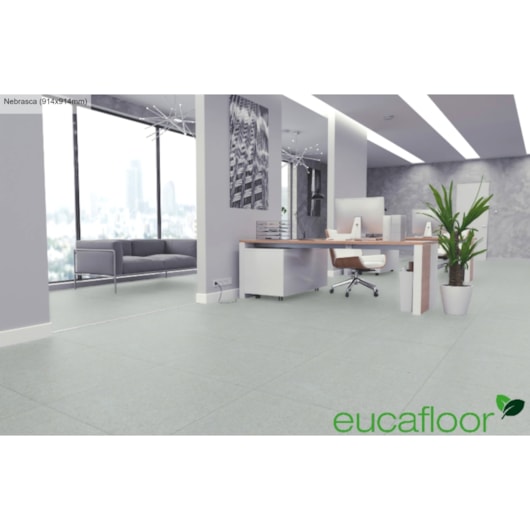 Piso Vinílico Big Working Nebraska Eucafloor 91,44x91,44cm - Imagem principal - dad7d464-4455-4f9b-b4a2-7e51c7d93c74