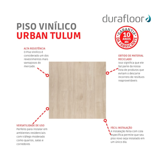 Piso Vinílico Durafloor Urban Tulum 17,8x121,9cm - Imagem principal - d38a1aa6-d9b3-4fa8-96b5-6c761f3074bc