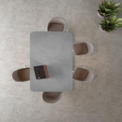 Piso Vinílico Eliane Floor Paradis Iorque 3 Smoke 60.9x60,9cm