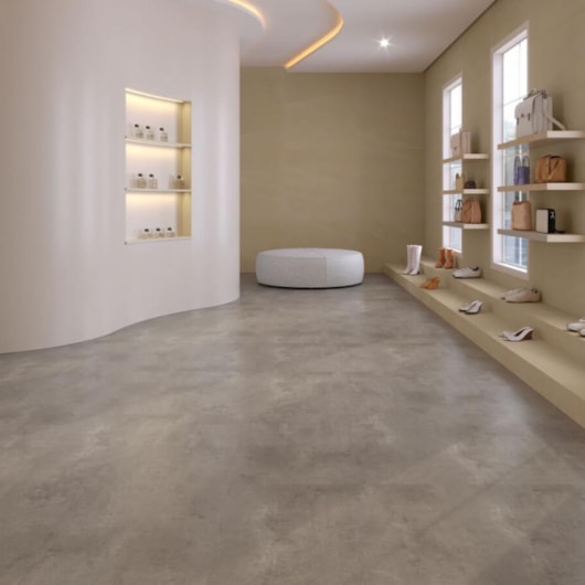 Piso Vinílico Eliane Floor Tokyo Concreto Colado 3 91,4x91,4cm - Imagem principal - 1c409230-d646-4d2b-ba64-95c008b8ec95