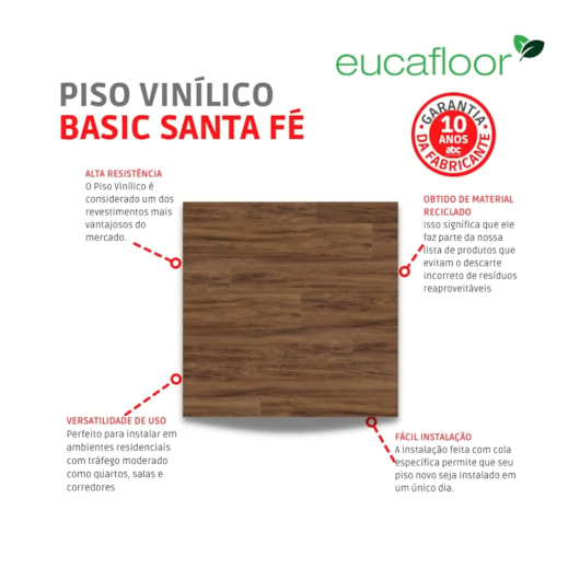 Piso Vinílico Eucafloor Basic Santa Fé 23,8x122,9cm - Imagem principal - a6193fc3-da32-4cd3-a57e-9296bd17ec87