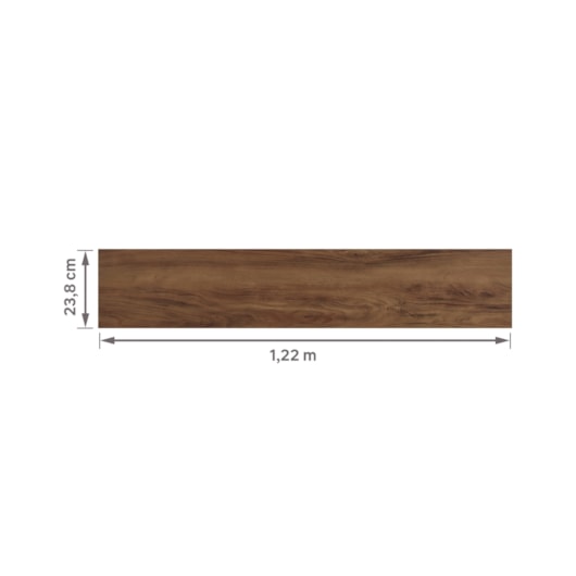 Piso Vinílico Eucafloor Basic Santa Fé 23,8x122,9cm - Imagem principal - 90440d6e-1a58-42d0-b6b1-6b5acf66fd96