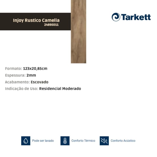 Piso Vinilico Tarkett Injoy Rustico Camélia 2mm 123x20,85cm - Imagem principal - f7dca8a3-5ee8-48cf-b608-e636a3e1ec6a