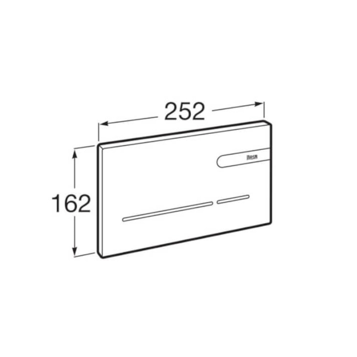 Placa Acionamento Eletrônica para Descarga Dual Automática Touchless N EP-2 3/6 Litros Cromado Roca