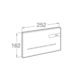 Placa Acionamento Eletrônica para Descarga Dual Automática Touchless N EP-2 3/6 Litros Cromado Roca - 5c6f7e9c-5e48-4ef4-9974-0cec86b1e43c
