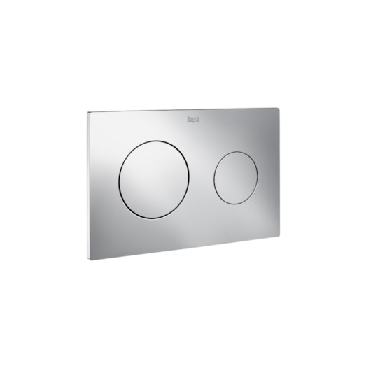 Placa Acionamento N Pl10 3/6 Litros Cromado Roca - Imagem principal - 884ce5a1-5c63-4e6b-9f90-e255bb3bf3fe