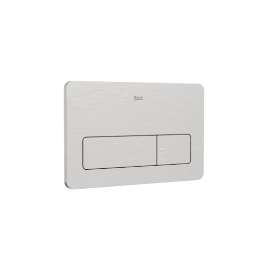 Placa Acionamento N Pl3 3/6 Litros Inox Roca - Imagem principal - 97a64a55-303f-4079-a1ce-546931d82918