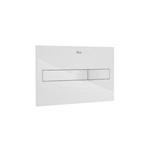 Placa De Acionamento Com Descarga Dual Branco Roca - Imagem principal - 5faf2579-472c-416f-aea4-641ce12cb095