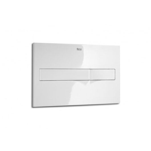 Placa De Acionamento Com Descarga Única Pl2 Branco Roca - Imagem principal - b986fae7-c76d-43b8-84fb-dee7d91c6cd2