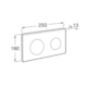 Placa De Acionamento Pl10 Grey Lacquered Roca 3/6L - b8ddbc1a-6453-4372-8edf-461fbf8f22b2