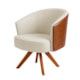 Poltrona Julia Bege Com Couro Nobly - 80cf9034-4a89-43f7-9701-3944bd9ade49