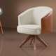 Poltrona Julia Bege Com Couro Nobly - 7bd941e0-7649-48bb-875d-78965b5d17a8