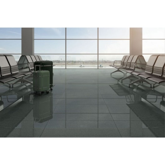 Porcelanato 80x80cm Retificado Micron Verde Polido Eliane - Imagem principal - 68c3c669-e5d7-4bcc-bc79-99f541abdc45