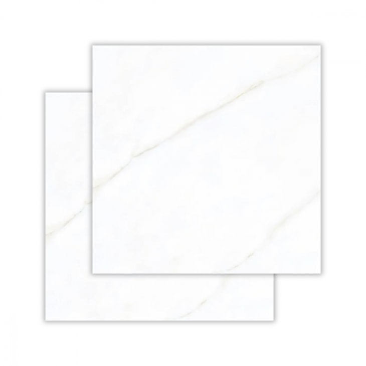 Porcelanato Aramis White Cetim Retificado Incesa 120x120cm