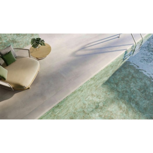 Porcelanato Biancogres Amazonita Real Lux 90x180cm Retificado - Imagem principal - c874eed1-9f37-4b64-90bf-b1f86862394e