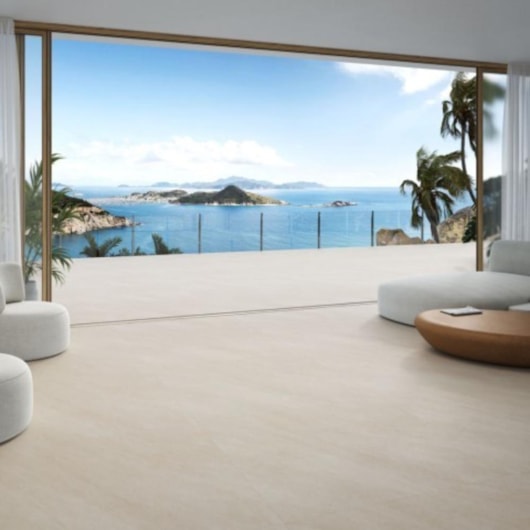 Porcelanato Biancogres Arezzo Beige Satin 90x90cm Retificado - Imagem principal - 36619a92-c88d-478a-895f-6a23130532c2