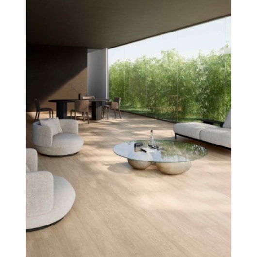 Porcelanato Biancogres Aurora Bianco Satin 20x120cm Retificado - Imagem principal - 4382a6b4-162a-40a4-8dff-4c55451bf30d