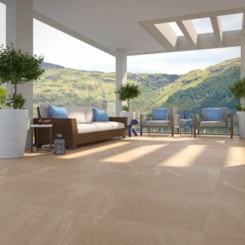 Porcelanato Biancogres Basaltina Beige Externo 59.9x59,9cm Retificado