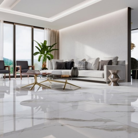 Porcelanato Biancogres Calacata Altíssimo Lux Poilido 90x180cm Retificado                     - Imagem principal - 4f69aca8-d5f0-4684-adf3-07f794aa6718