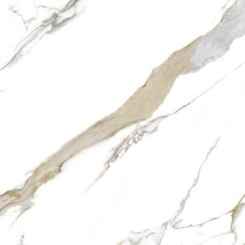 Porcelanato Biancogres Calacata Oro Satin Acetinado 80x80cm Retificado