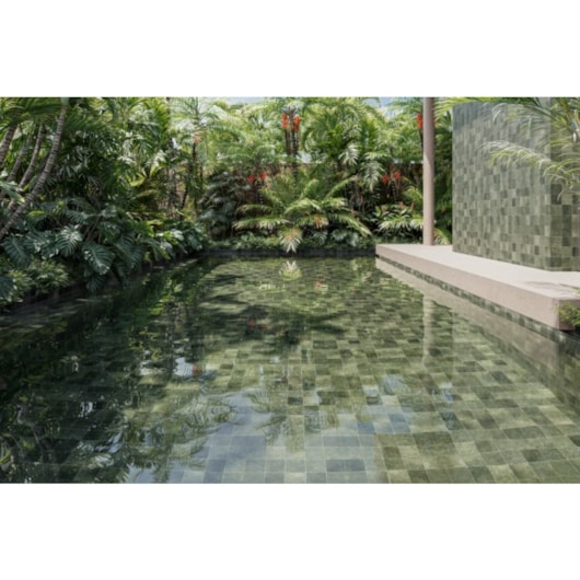 Porcelanato Biancogres Campeche Deco Blu Externo 60x60cm Retificado - Imagem principal - 3abecc73-c758-4142-ad51-60a85f913eb8