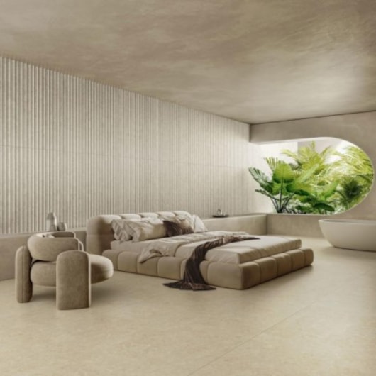 Porcelanato Biancogres Canel Cannes Beige Acetinado 45x90cm Retificado - Imagem principal - a7d7eda7-5417-45e7-a836-13181bbd9122
