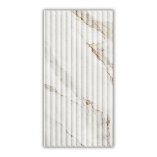 Porcelanato Biancogres Canel Marmo Perla Acetinado 45x90cm Retificado - Imagem principal - 1e4eb5bd-5c6f-4559-a5eb-52317e609691