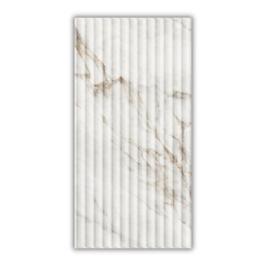Porcelanato Biancogres Canel Marmo Perla Acetinado 45x90cm Retificado - Imagem principal - dd3043b8-6ce9-483c-bec9-701722d930fb