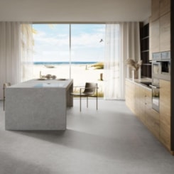 Porcelanato Biancogres Cannes Grigio Santin Acetinado 90x90cm Retificado