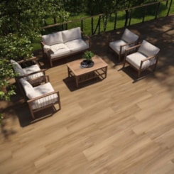 Porcelanato Biancogres Carvalho Natural Acetinado 26x106cm Retificado