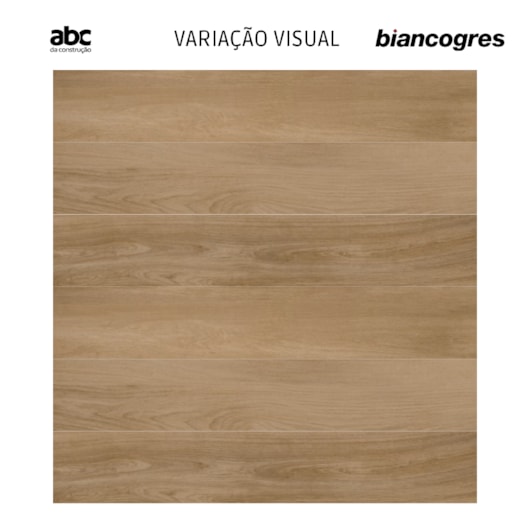 Porcelanato Biancogres Carvalho Natural Acetinado 26x106cm Retificado  - Imagem principal - 78aa7cdf-9c33-44df-b152-c814d7f8bd05