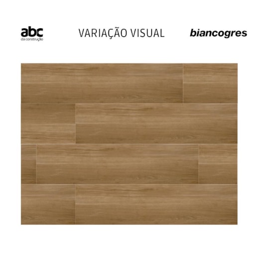 Porcelanato Biancogres Carvalho Natural Externo 26x106cm Retificado - Imagem principal - 15a91580-a258-47ec-a3b0-3d394cf728e1
