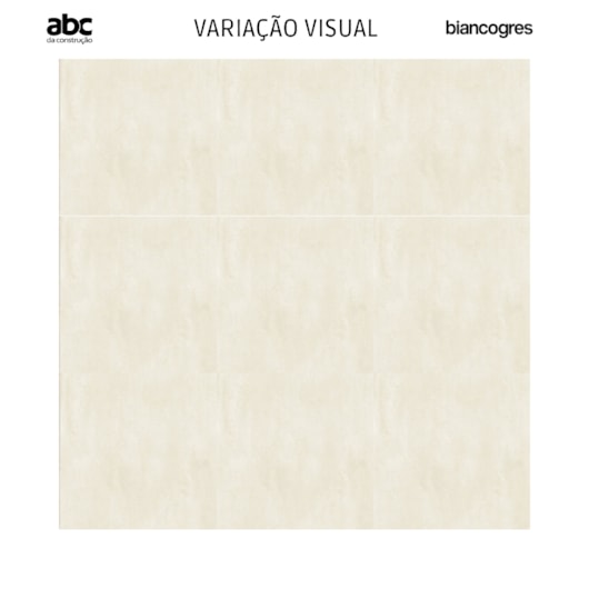 Porcelanato Biancogres Cemento Avorio Acetinado 60x60cm Retificado  - Imagem principal - 8d3d23b7-ee1d-40c3-a1ca-631daddb2ad0