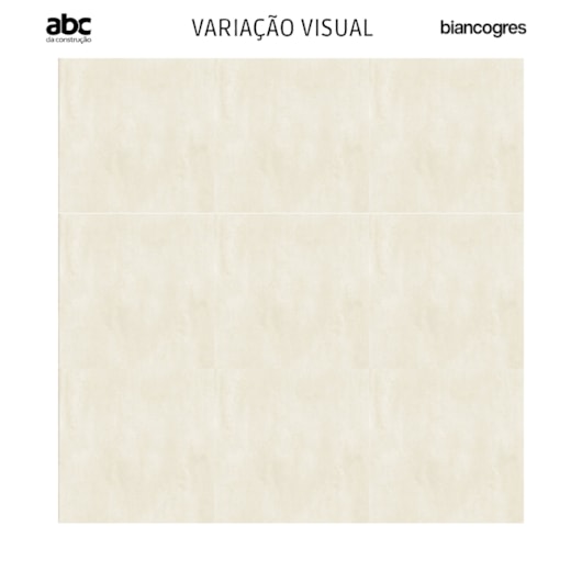 Porcelanato Biancogres Cemento Avorio Acetinado 60x60cm Retificado - Imagem principal - d97685de-1203-4113-8a75-79a73c40ab3d