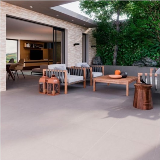 Porcelanato Biancogres Cemento Grigio Externo 90x90cm Retificado - Imagem principal - 260bc45d-6de9-4583-8e72-89161748f953
