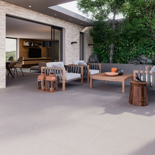 Porcelanato Biancogres Cemento Grigio Externo Cinza 60x60cm Retificado - Imagem principal - 9b435c62-178d-4830-b4a5-80067ad44950