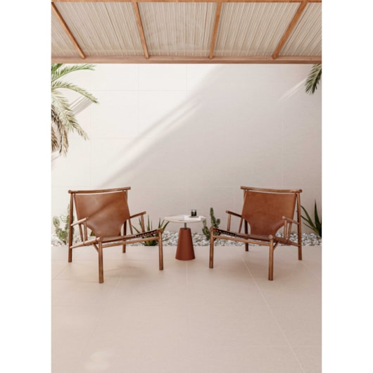 Porcelanato Biancogres Cemento Marfim Satin 60x60cm Retificado - Imagem principal - 0d3c419c-a5ce-468b-96e4-a20754bb3bac