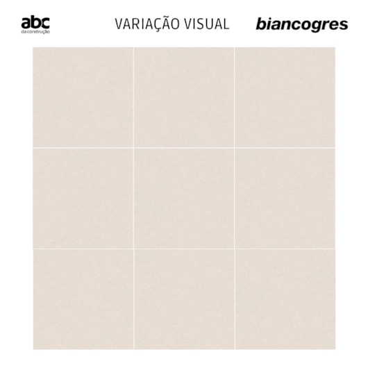 Porcelanato Biancogres Cemento Marfim Satin Acetinado 90x90cm Retificado - Imagem principal - ae630d95-9ba6-47fc-8f8b-99ef3345c45d