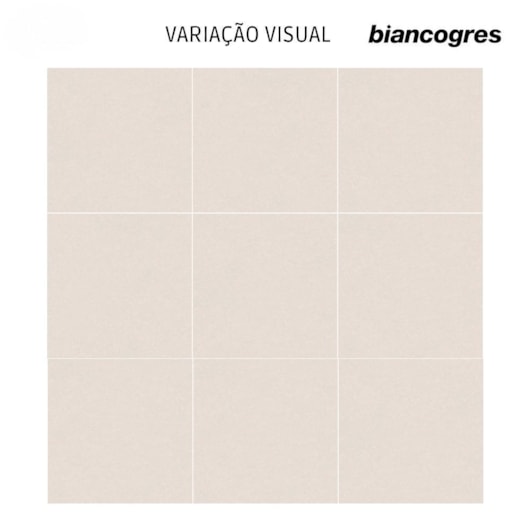 Porcelanato Biancogres Cemento Marfim Satin Acetinado 90x90cm Retificado - Imagem principal - 7815251a-e61c-4cb7-bd1c-048101889a21