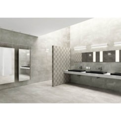 Porcelanato Biancogres Chicago Grigio Acetinado 83x83cm Concreto Retificado 
