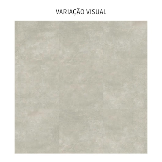 Porcelanato Biancogres Chicago Grigio Satin 100x100cm Retificado - Imagem principal - 4ab61707-952c-43aa-b7f3-4b2132561a31