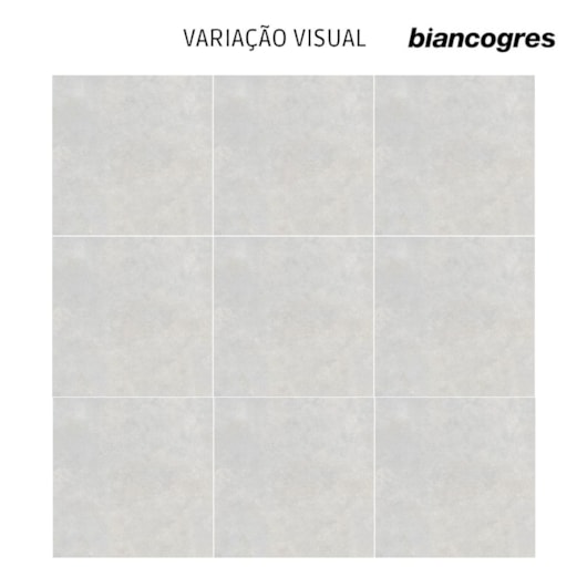 Porcelanato Biancogres Connection Silver  Acetinado 120x120cm Retificado - Imagem principal - 559ef72a-2bc6-4df3-80c0-541f3f42efd9