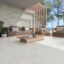 Porcelanato Biancogres Connection Silver Cinza  Acetinado 120x120cm Retificado