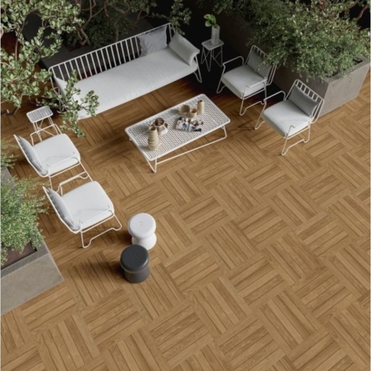 Porcelanato Biancogres Deck Legno Maso Externo 60x60cm Retificado