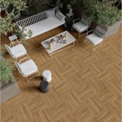 Porcelanato Biancogres Deck Legno Maso Externo 60x60cm Retificado