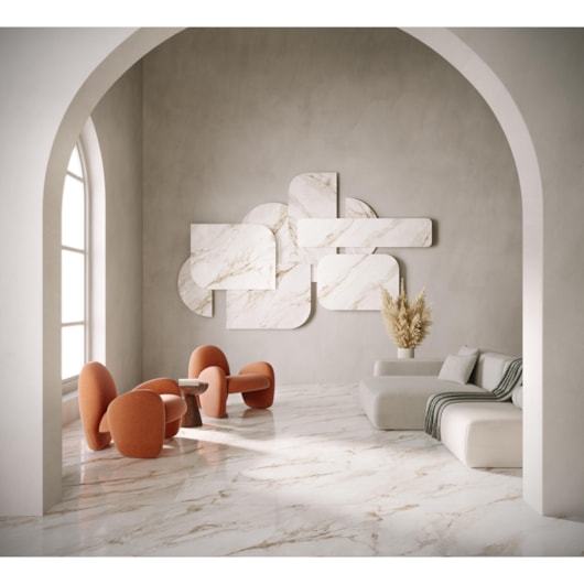 Porcelanato Biancogres Marmo Perla Lux 120x120cm Retificado - Imagem principal - c2549204-153f-4de2-956f-a2ac93007f68