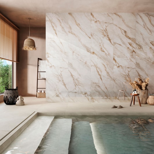 Porcelanato Biancogres Marmo Perla Lux 90x180cm Retificado - Imagem principal - a06d7f9a-6bca-4ae6-b8a5-0730f16bf4ea