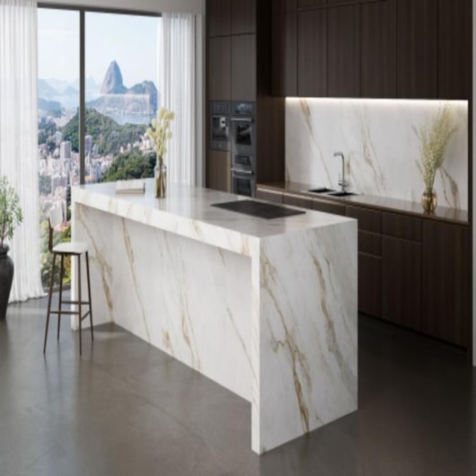 Porcelanato Biancogres Marmo Perla Velvet Polido 120x120cm Retificado - Imagem principal - c629d8aa-1ff1-4f02-89f1-f6e04c3847c9