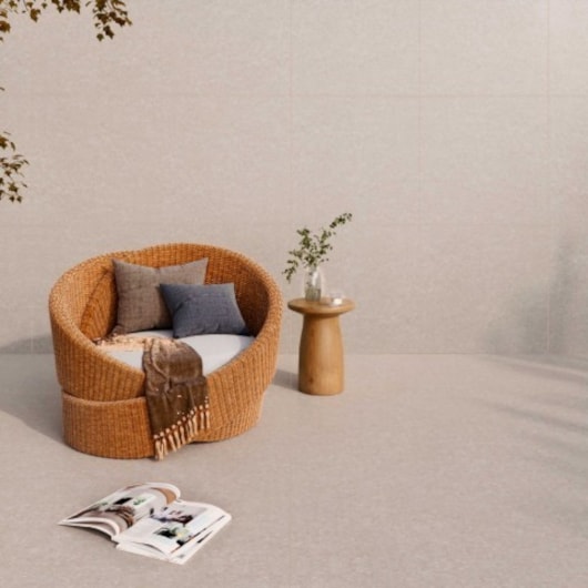 Porcelanato Biancogres Nice Beige Satin 80x80cm Retificado - Imagem principal - acce69c4-1251-4f63-8b48-2c4d1965faf0